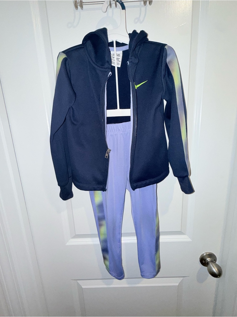 Girls Nike Purple Tracksuit